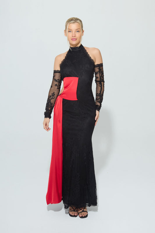 SIENNA MAXI BOW DRESS